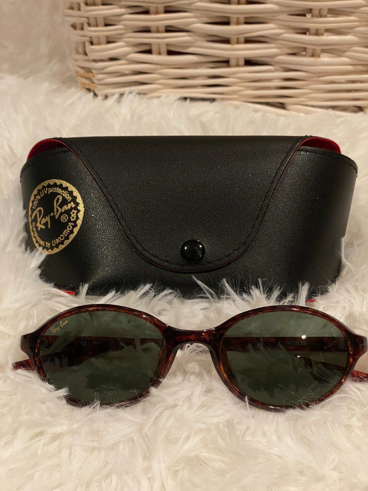 RayBan Vintage B&L Ray Ban W2835 Cherry Tortoise G15 Glass Side St Size ONE SIZE - 2 Thumbnail