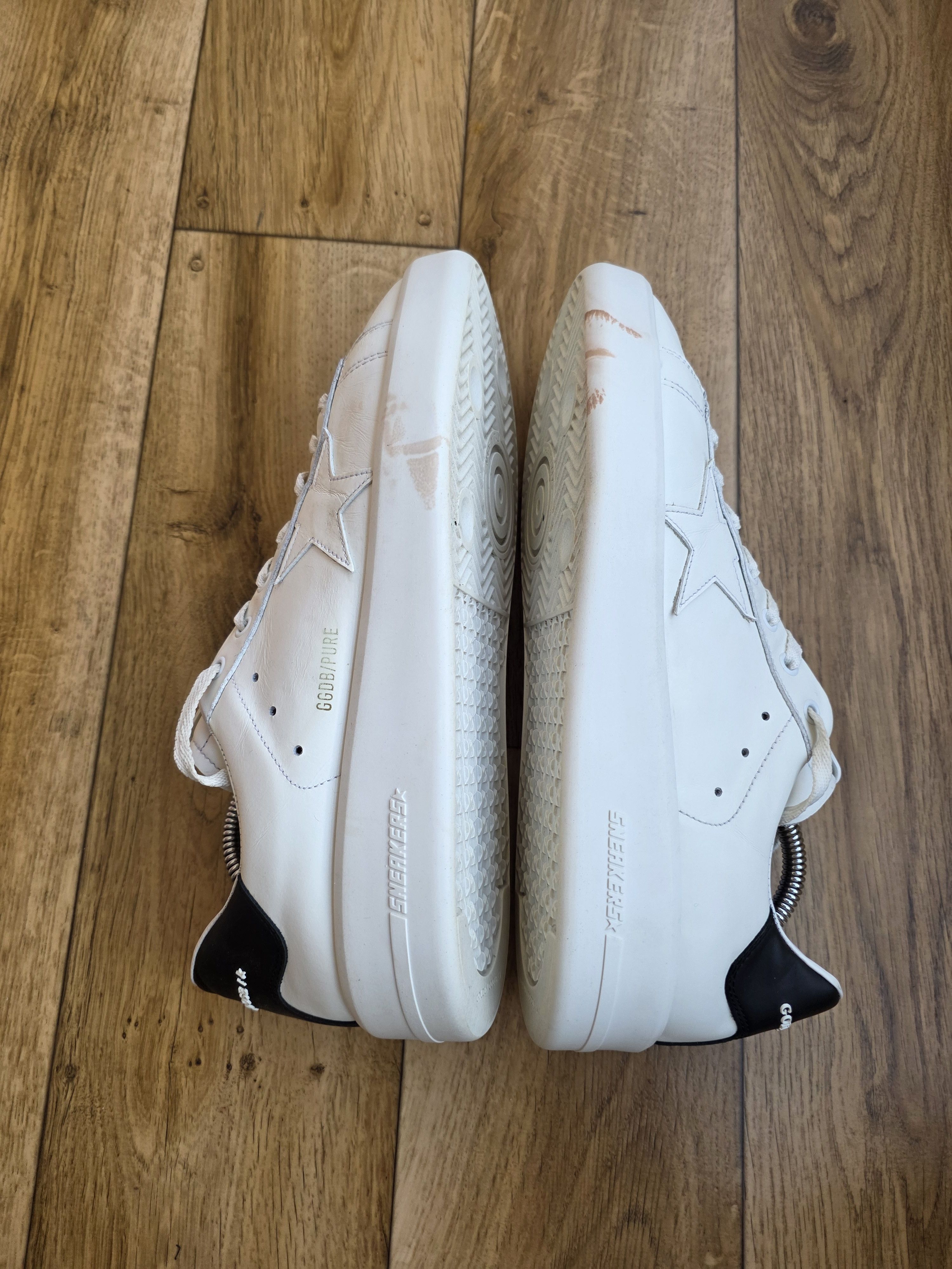 Golden Goose Golden Goose Pure Star Leather Sneakers Size US 12 / EU 45 - 7 Thumbnail