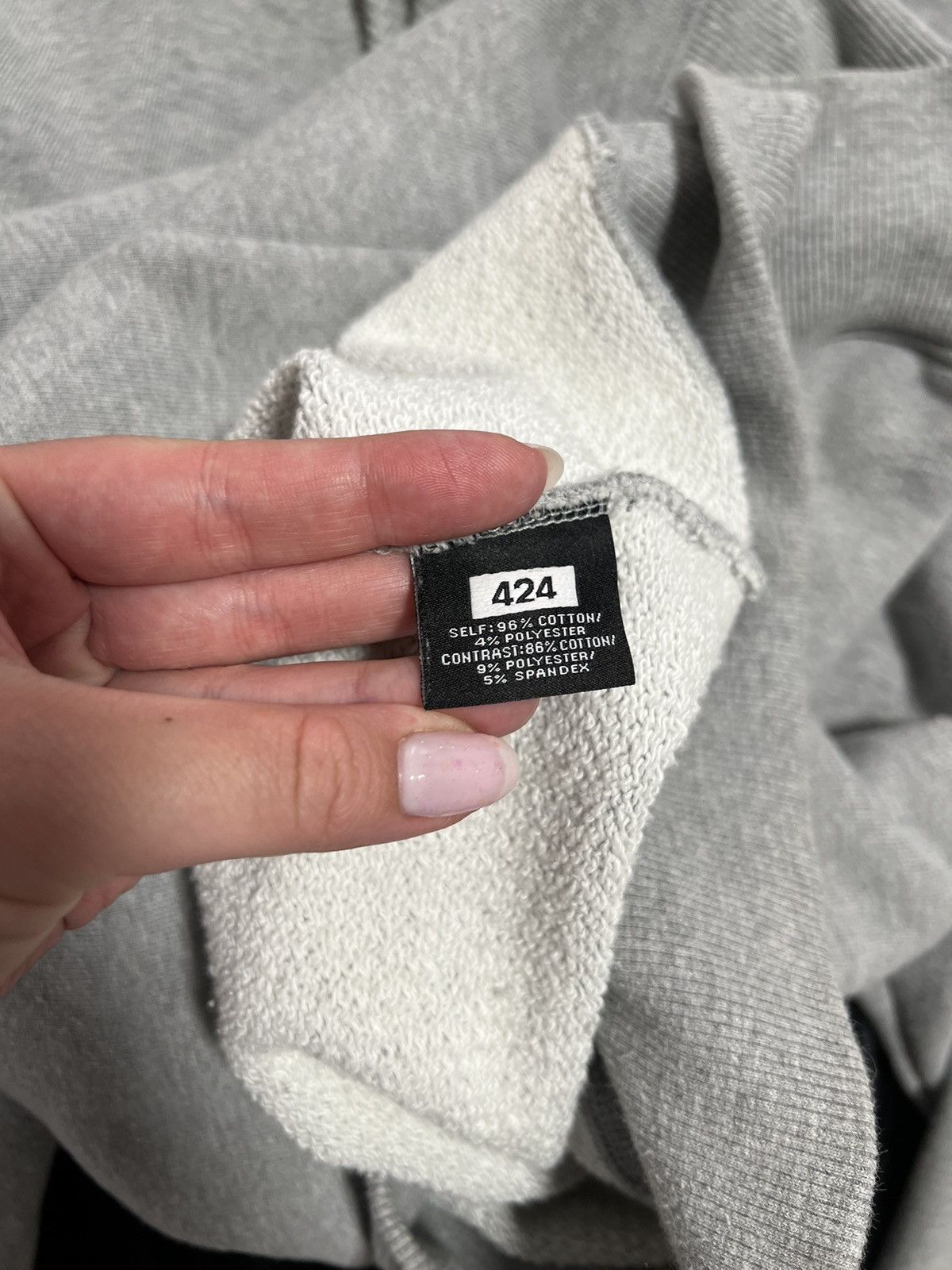 424 424 FOURTWOFOUR University Hoodie in Grey Size US XL / EU 56 / 4 - 2 Thumbnail