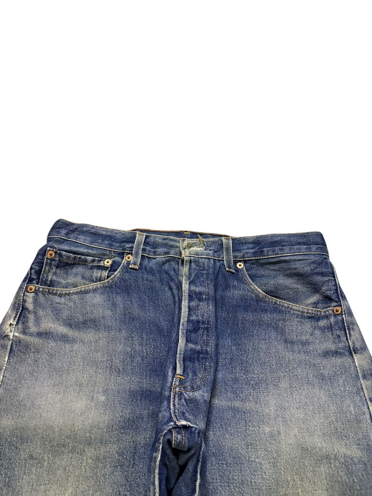 Levi's Vintage 90s Levis 501XX Mud Wash Loose Baggy Jeans Size US 32 / EU 48 - 4 Thumbnail