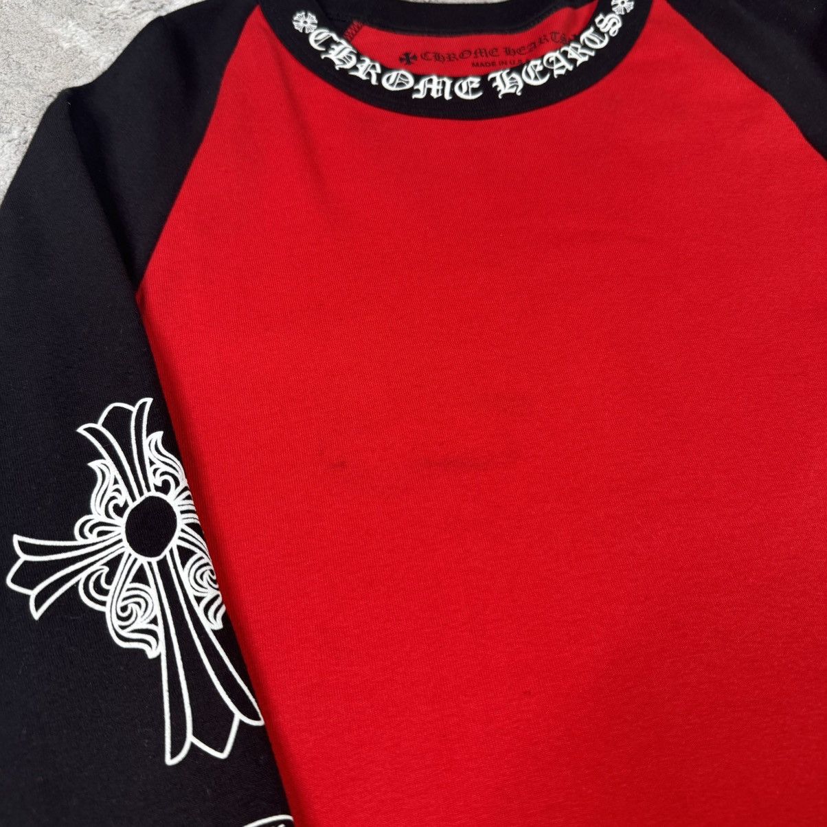 Chrome Hearts Baseball raglan long sleeve tee shirt Size US M / EU 48-50 / 2 - 6 Thumbnail
