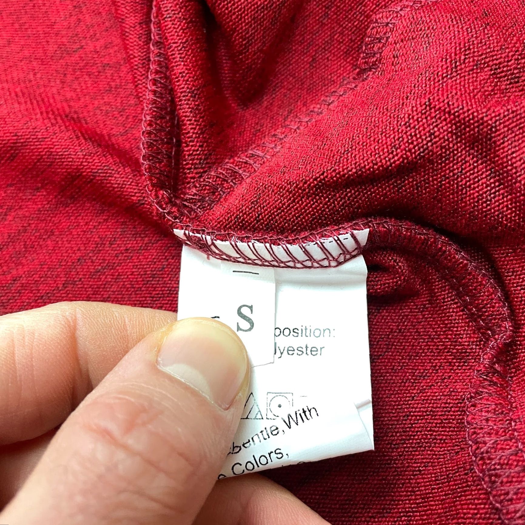 Vintage Unbranded Cardigan Sweater Womens Small Red Pockets New NWT V-Neck Knit Woolless Polyester Stay-Soft All Seasons Fall Winter Spring Size S / US 4 / IT 40 - 6 Thumbnail