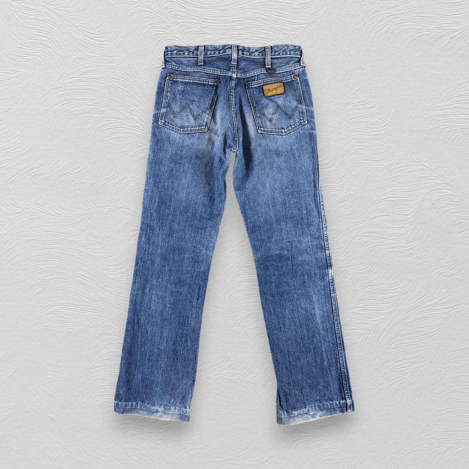 Vintage Vintage Wrangler Jeans Faded Blue Denim KJ1463 Size US 30 / EU 46 - 2 Thumbnail