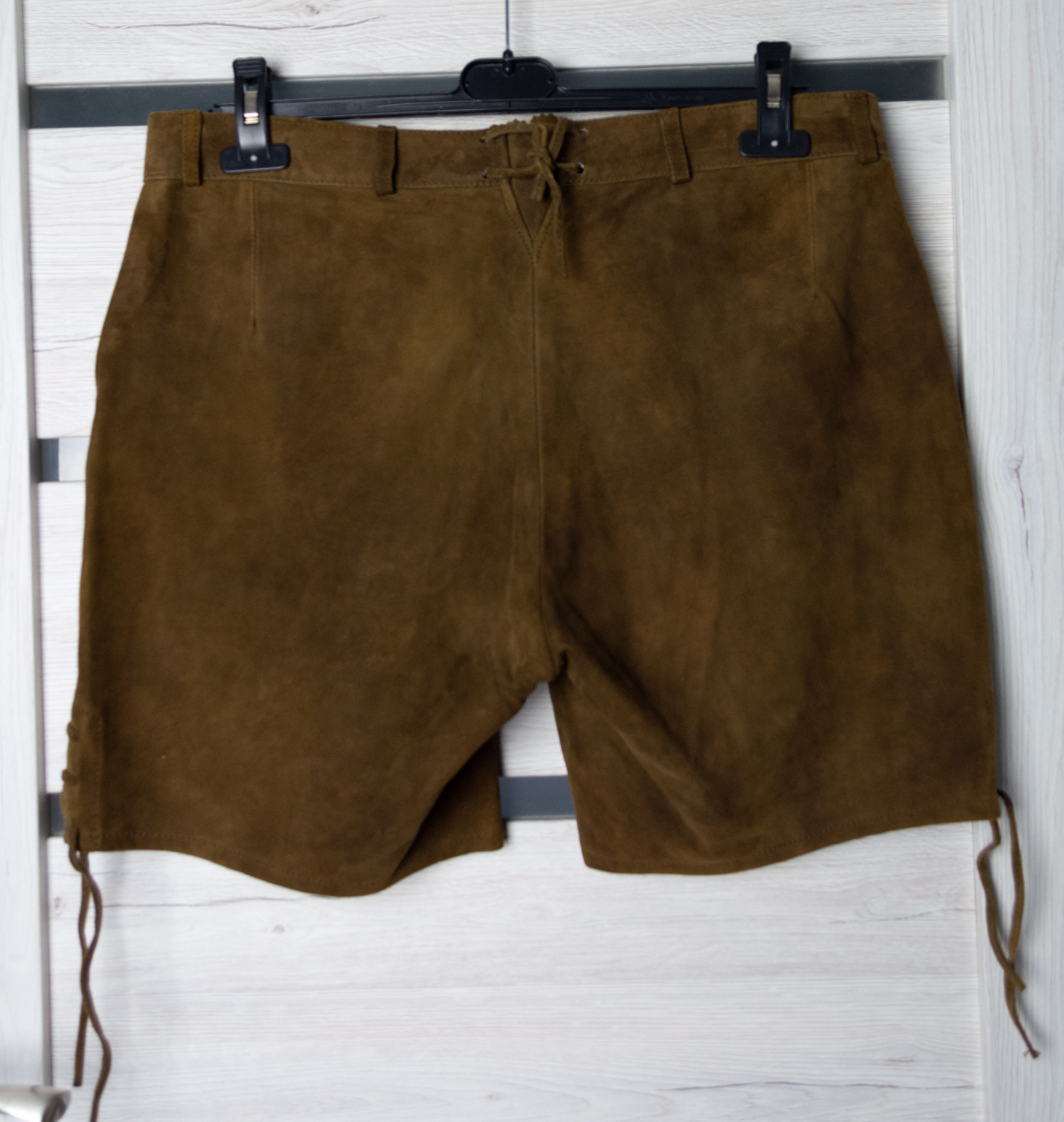 Genuine Leather SPIETH&WENSKY LEDERHOSE LEATHER PANTS OKTOBERFEST Size 34" / US 12 / IT 48 - 4 Thumbnail