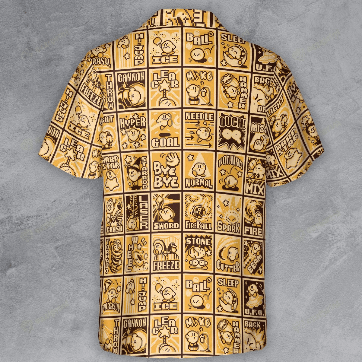 The Unbranded Brand Pixel Kirby’s Adventure Button Down Shirt Size US L / EU 52-54 / 3 - 3 Thumbnail