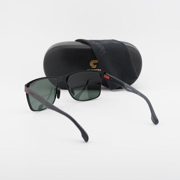 Carrera Carrera 8026/S 003/QT Sunglasses Black Square Frame Size ONE SIZE - 10 Thumbnail