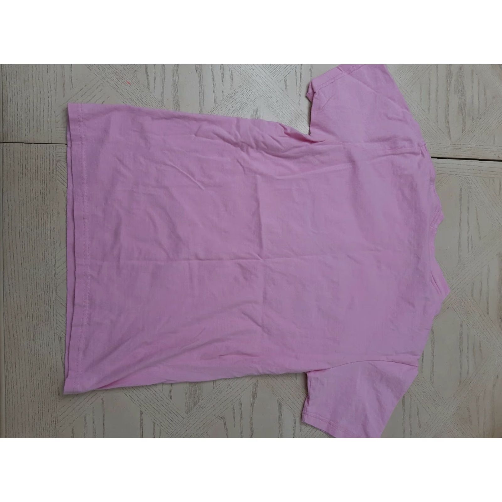Pinko VINTAGE Jamaica Ocho Rios Womens Pink T-Shirt - S small Reggae Tees Crew Neck Short Sleeve Unisex Adults Rio Pattern Solid Size S / US 4 / IT 40 - 8 Thumbnail