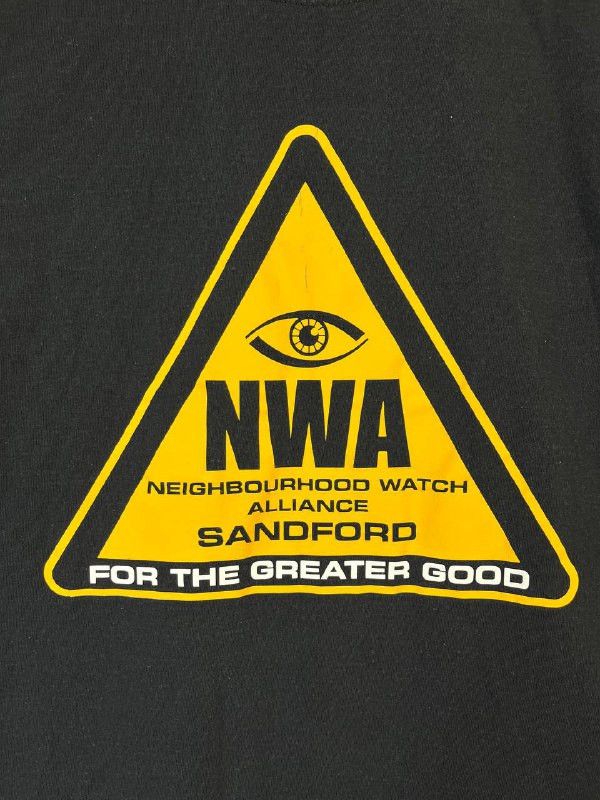 Fruit Of The Loom HOT FUZZ NWA T-SHIRT NEIGHBOURHOOD WATCH ALLIANCE Size M Size US M / EU 48-50 / 2 - 2 Thumbnail