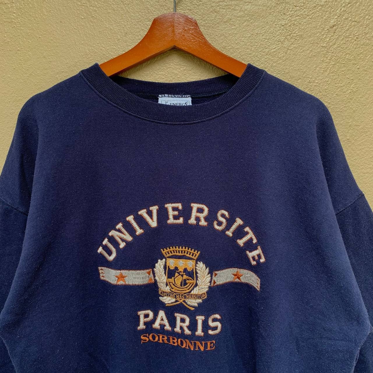 Vintage Vintage PARIS SORBONNE University Sweatshirt Size US L / EU 52-54 / 3 - 2 Thumbnail