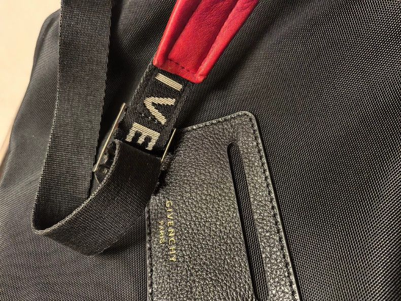 Givenchy Givenchy Cow leather nylon backpack, classic black with co Size ONE SIZE - 8 Thumbnail