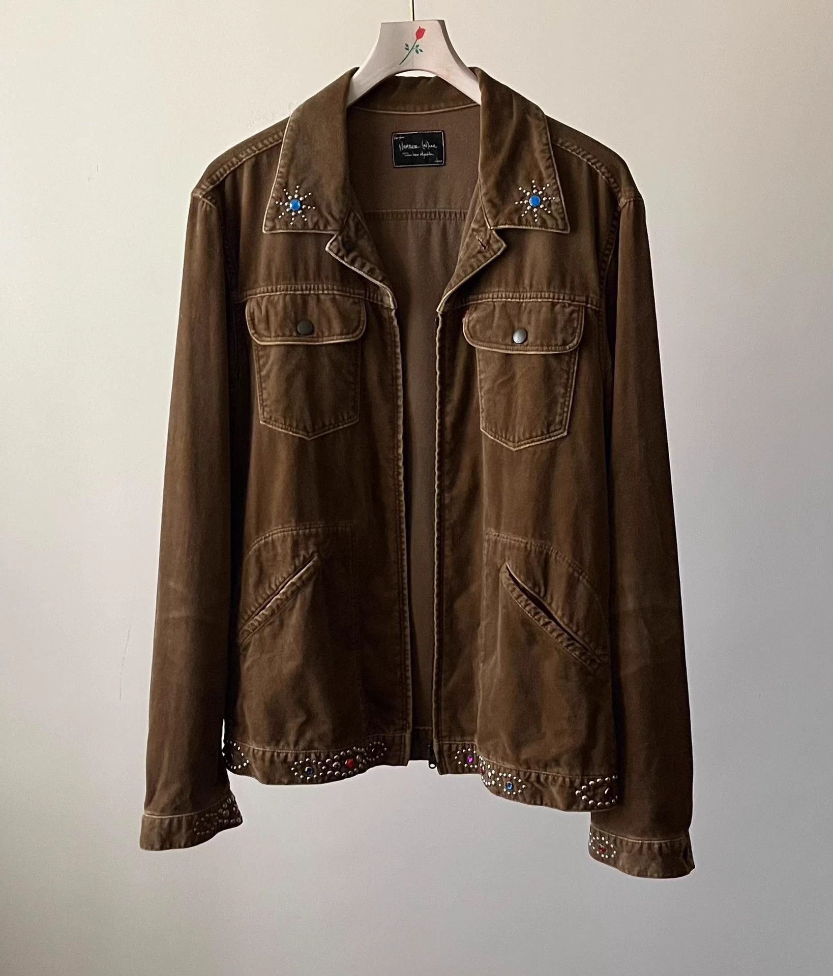 Number (N)ine Number (N)ine 03AW Gem Velvet Jacket Size US XL / EU 56 / 4 - 3 Thumbnail