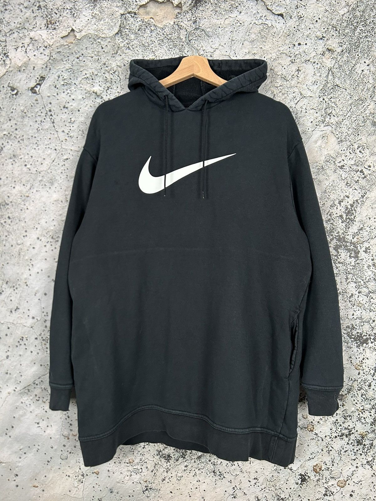 Nike Nike Big Swoosh Logo Hoodie Streetwear Drill Hype Size US L / EU 52-54 / 3 - 1 Thumbnail