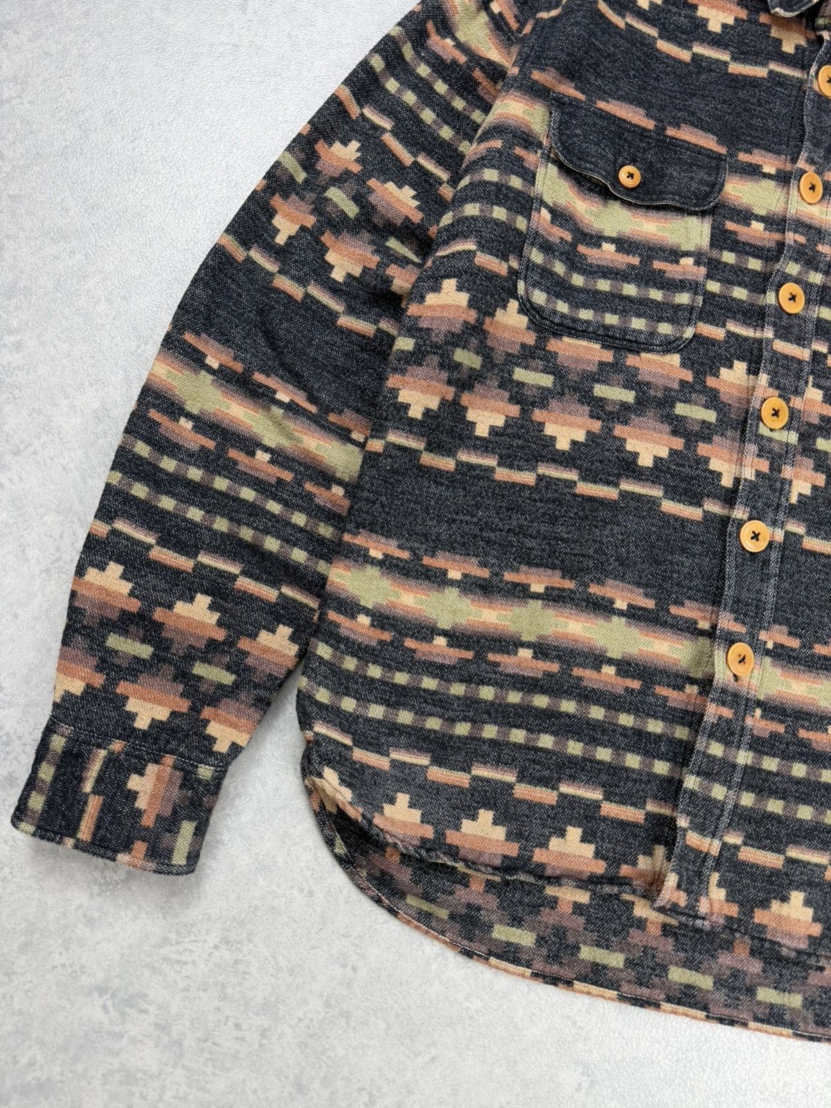 Prps PRPS Aztec Pattern Work Long Sleeve Shirt Size L Size US L / EU 52-54 / 3 - 4 Thumbnail