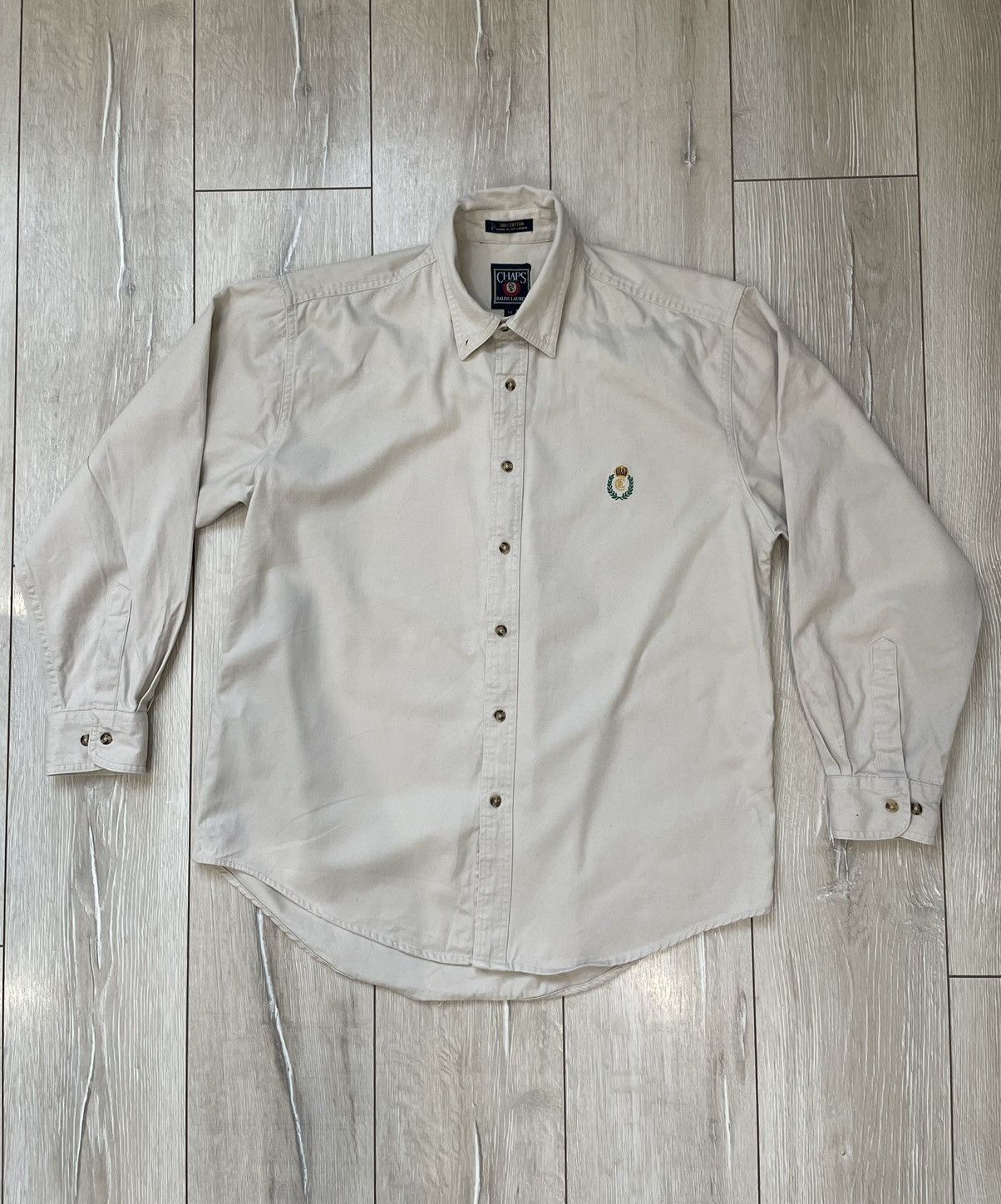 Chaps Ralph Lauren × Ralph Lauren × Vintage Vintage Chaps Ralph Lauren Cotton shirt Size US M / EU 48-50 / 2 - 1 Thumbnail