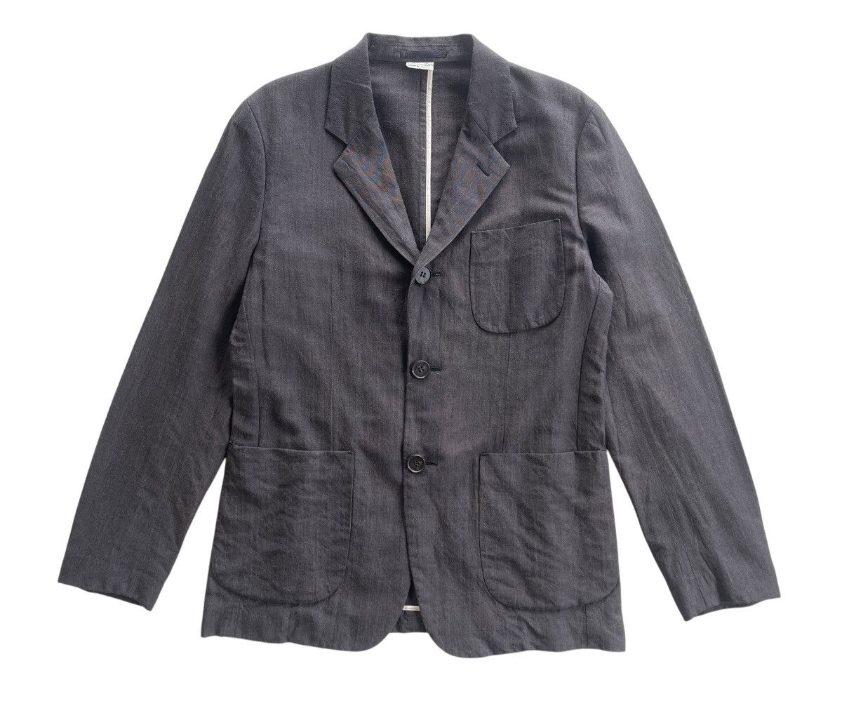Comme des Garcons Homme Deux AD2013 CDG Homme Deux Linen Coat Size US L / EU 52-54 / 3 - 2 Thumbnail