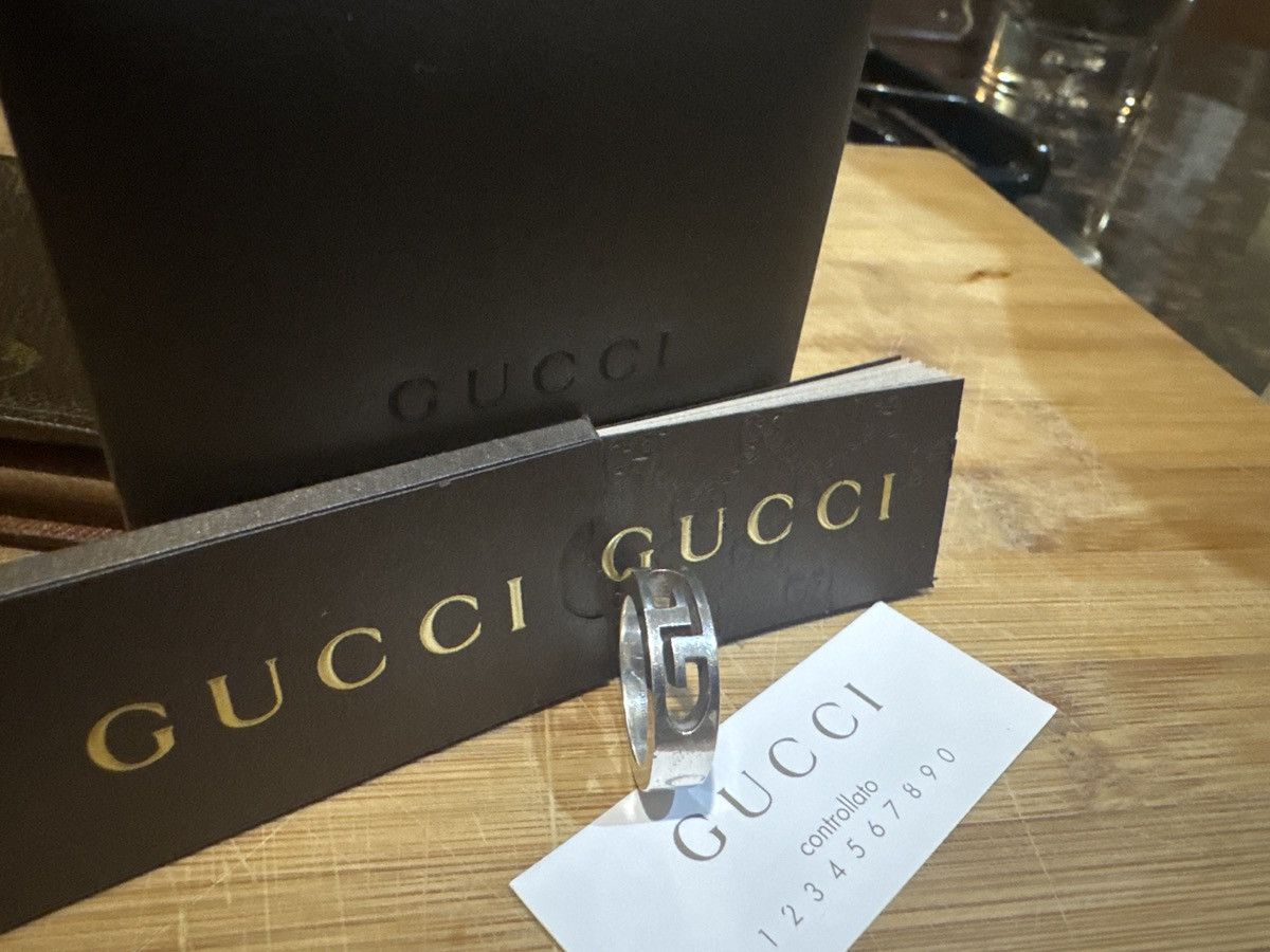 Gucci Gucci silver ring size 6.5 Size ONE SIZE - 3 Thumbnail