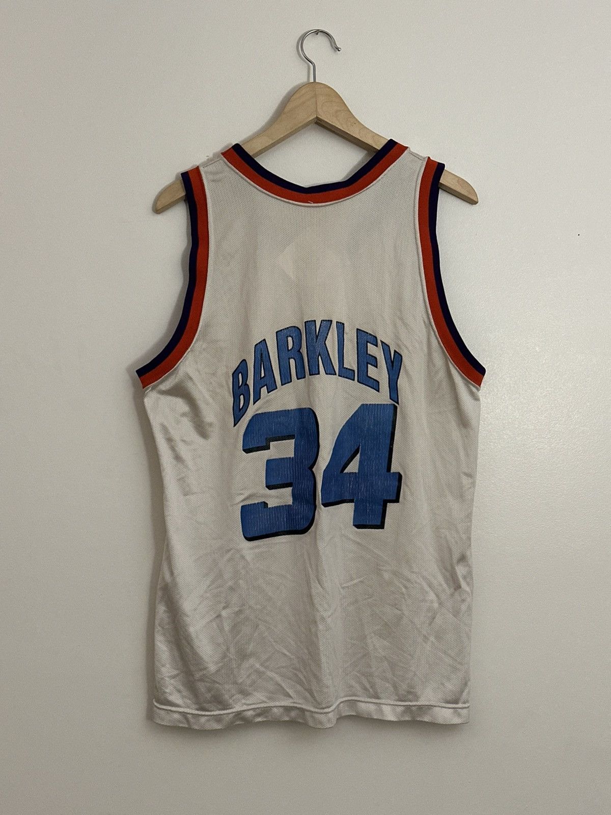 Champion Vintage 90s PHOENIX SUNS Charles Barkley Champion Jersey 44 Size US L / EU 52-54 / 3 - 8 Thumbnail