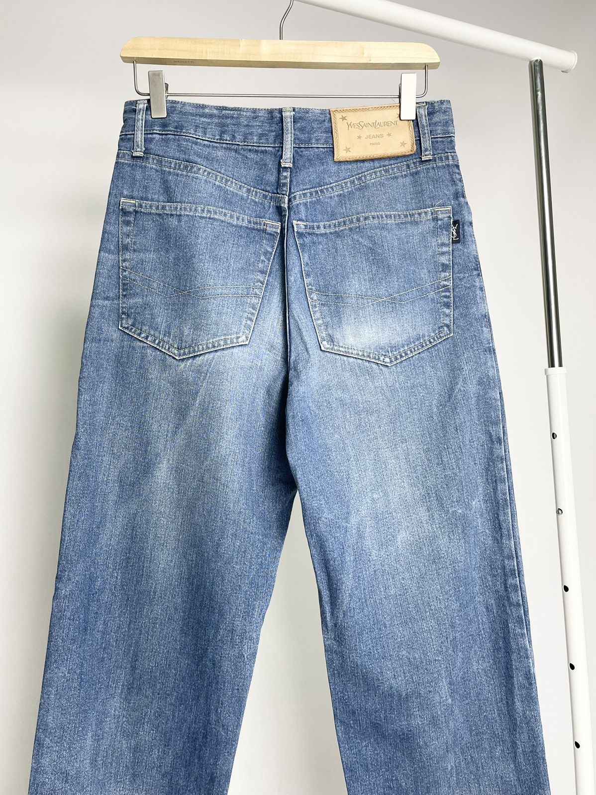 Saint Laurent Paris Yves Saint Laurent ( Size 31 ) Vintage Paris Denim Jeans Size US 31 - 4 Thumbnail