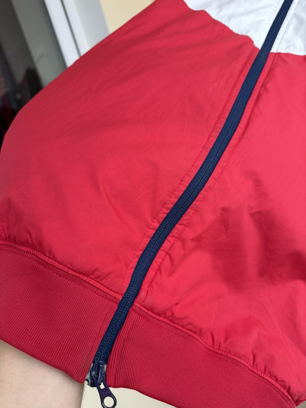 Nike × Vintage Vintage Nike Track jacket windbreaker 90s Y2K style nylon Size US XL / EU 56 / 4 - 4 Thumbnail