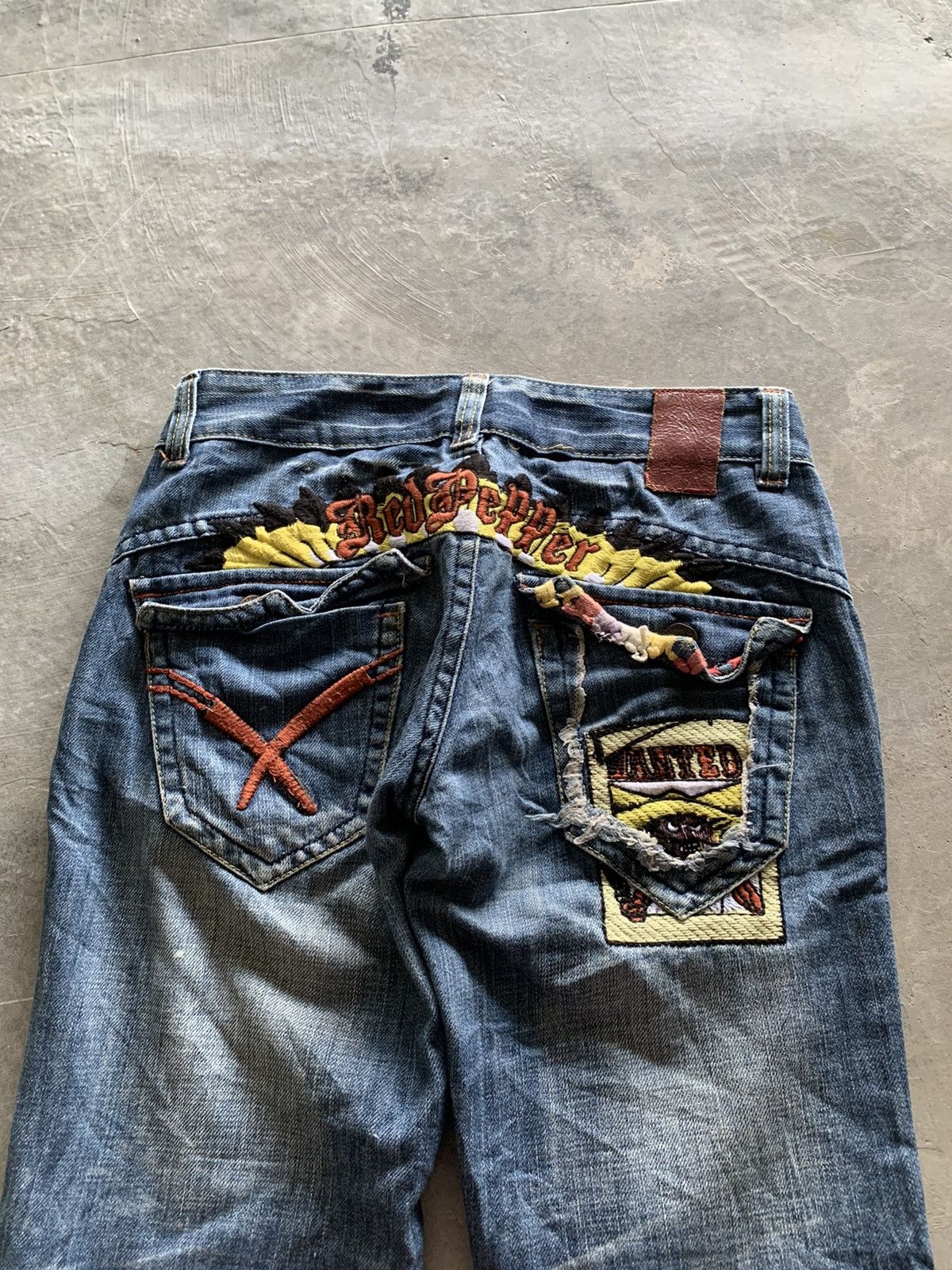 Hysteric Glamour × Japanese Brand × Vintage flare vintage y2k red pepper patchwork western style Size 30" / US 8 / IT 44 - 13 Thumbnail