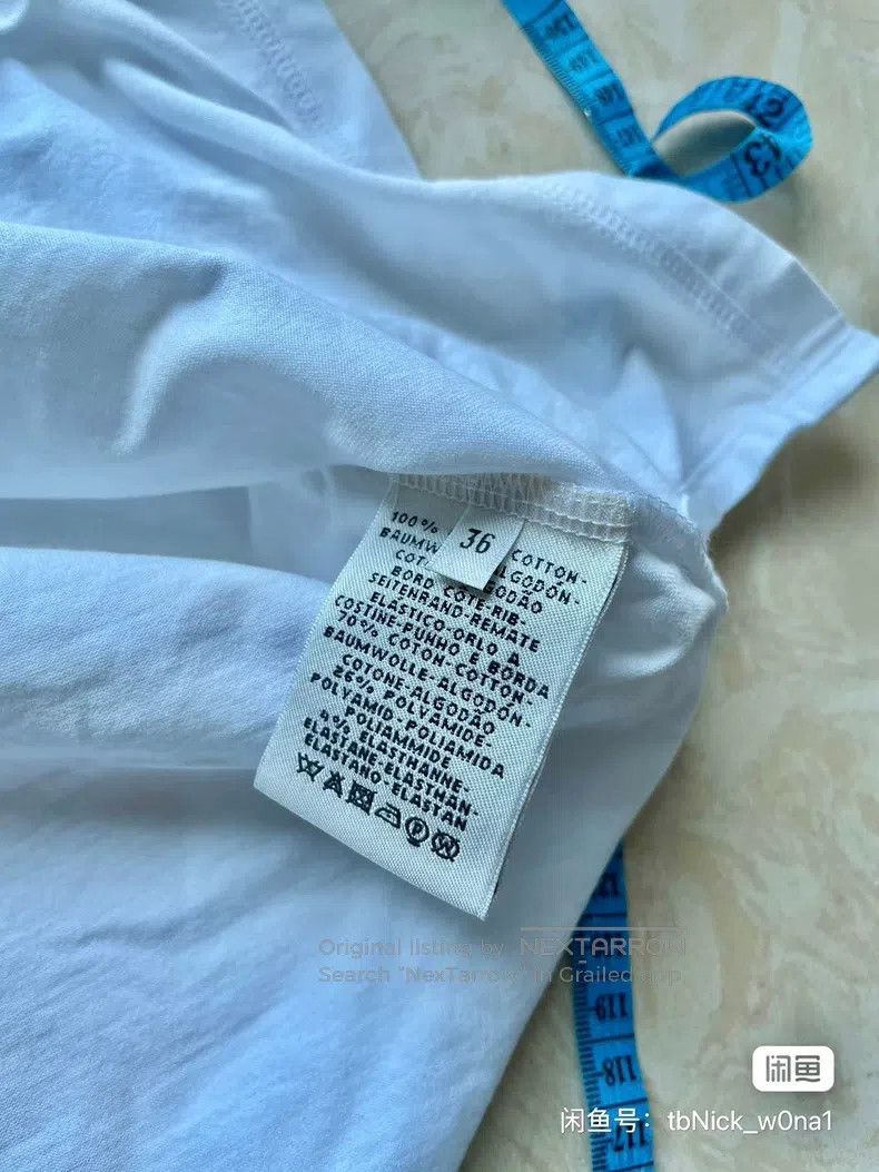 Hermes Hermes White T-shirt short-sleeve Size XS / US 0-2 / IT 36-38 - 9 Thumbnail
