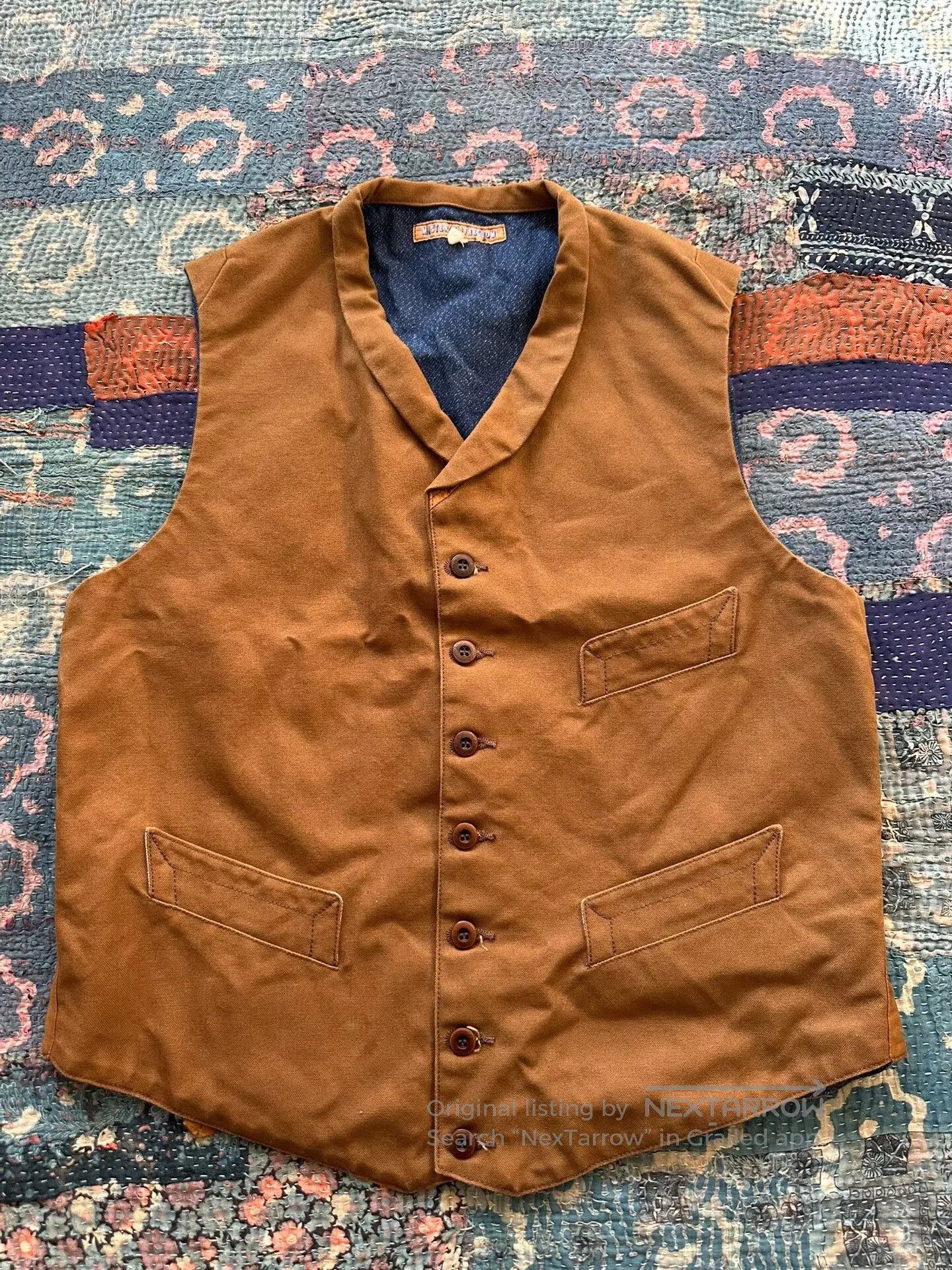 Mister Freedom mister freedom work vest in brown color. Size US M / EU 48-50 / 2 - 1 Thumbnail