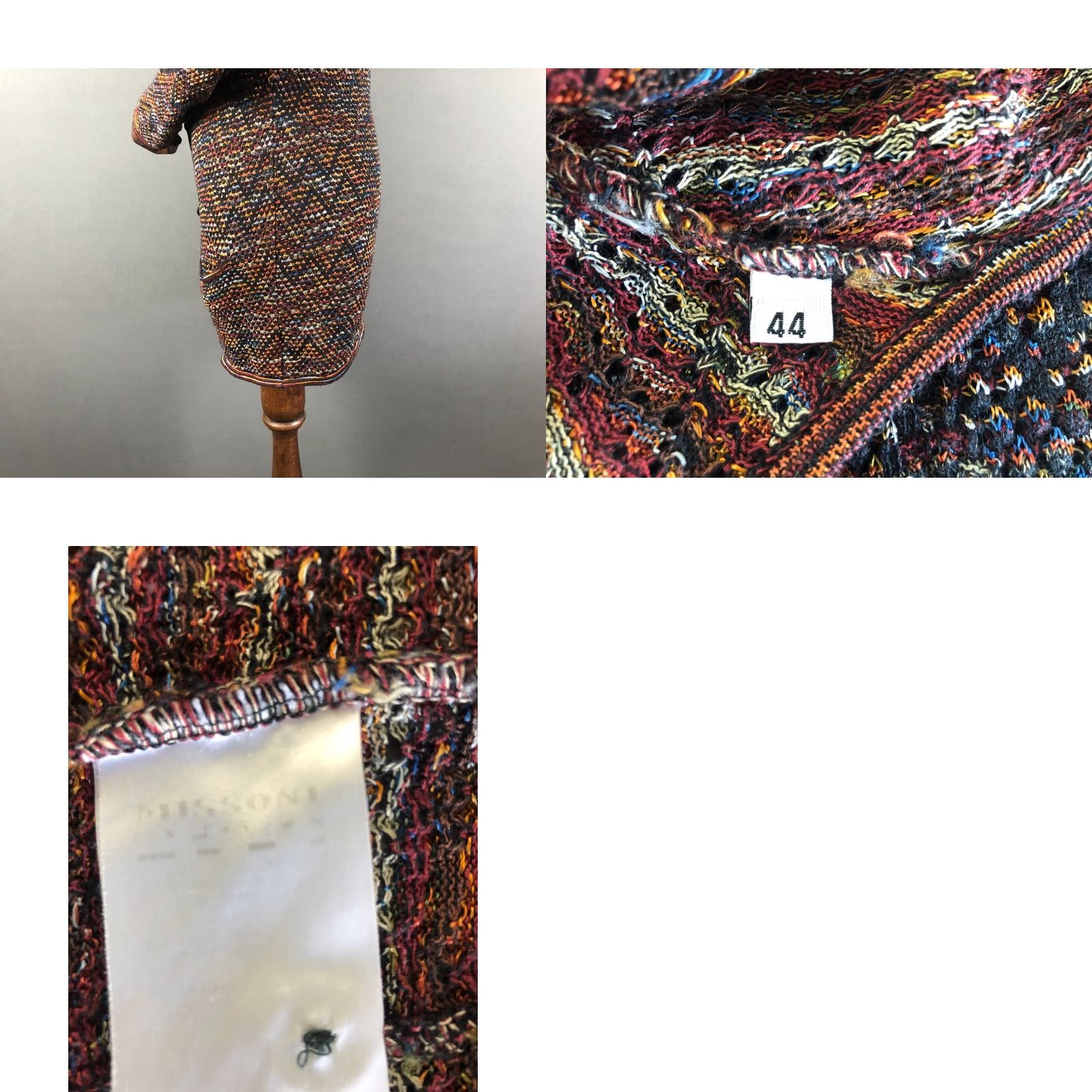 Missoni Missoni Women's Cardigan Multicolor Cotton Blend Size 44 Patterned Size M / US 6-8 / IT 42-44 - 8 Thumbnail