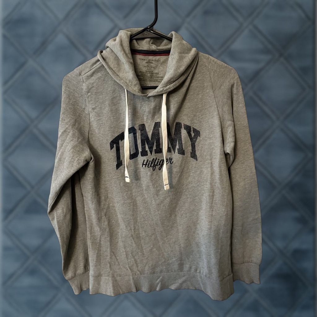Tommy Hilfiger Tommy Hilfiger Men's Pullover Hoodie Sweatshirt Gray Small Classic Comfort Size US S / EU 44-46 / 1 - 1 Thumbnail
