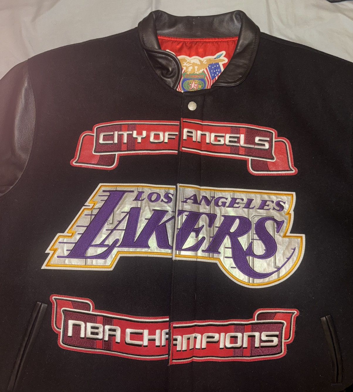 Jeff Hamilton Jeff Hamilton Los Angeles Lakers 2020 Championship Jacket Size US M / EU 48-50 / 2 - 1 Thumbnail