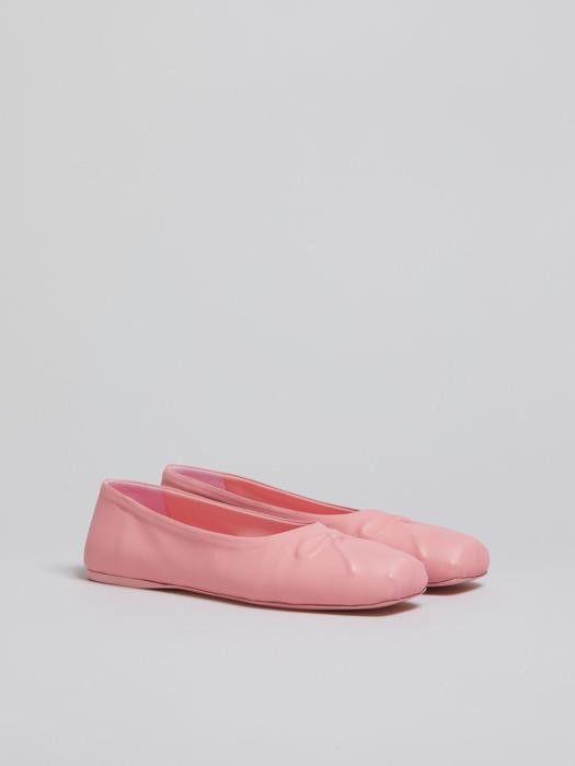 Marni o1w1db11225 Metallic Leather Flats in Pink Size US 9 / IT 39 - 1 Thumbnail