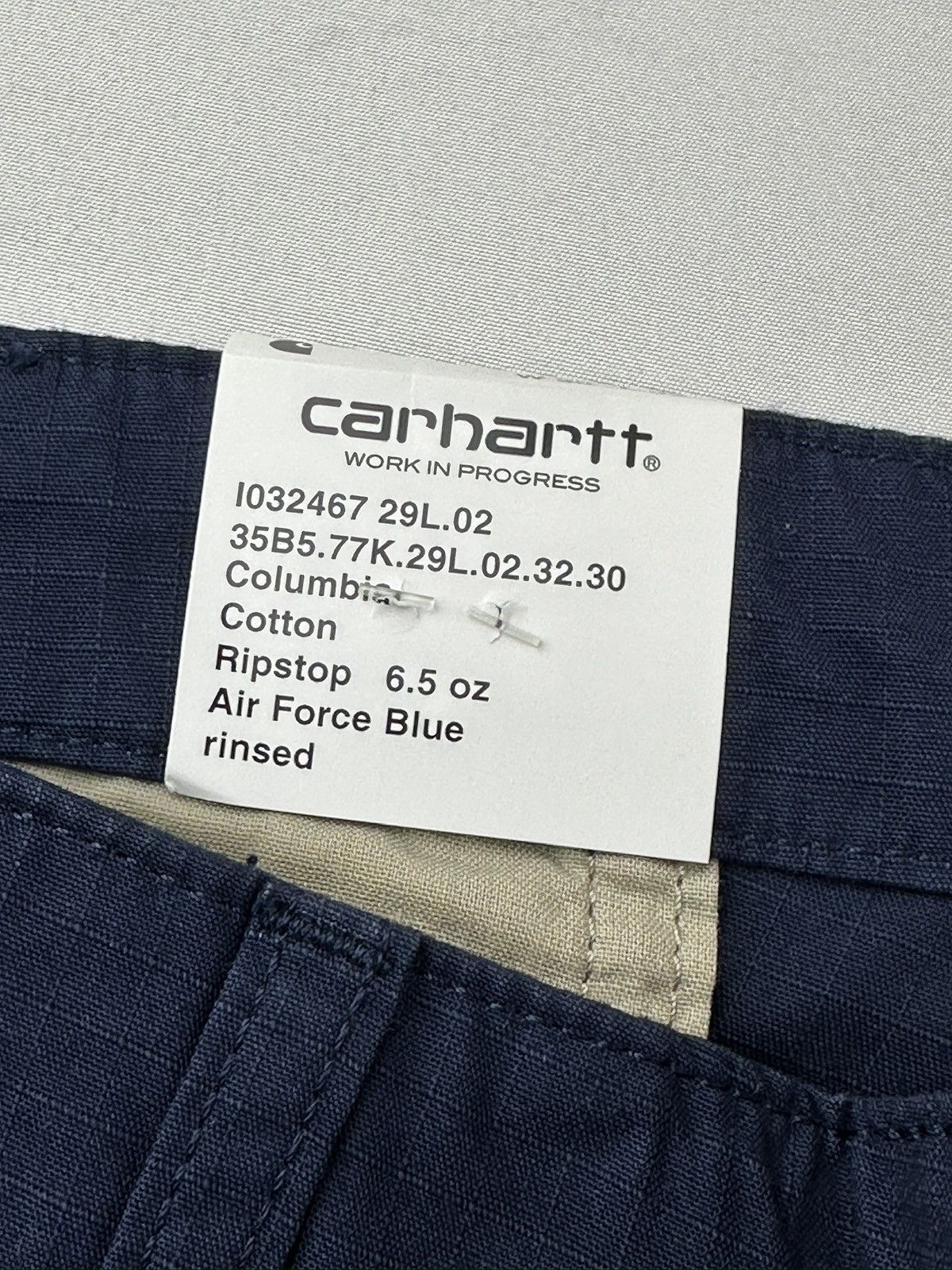 Carhartt Wip Carhartt WIP regular cargo pants, air force blue, size 30x32 Size US 30 / EU 46 - 10 Thumbnail