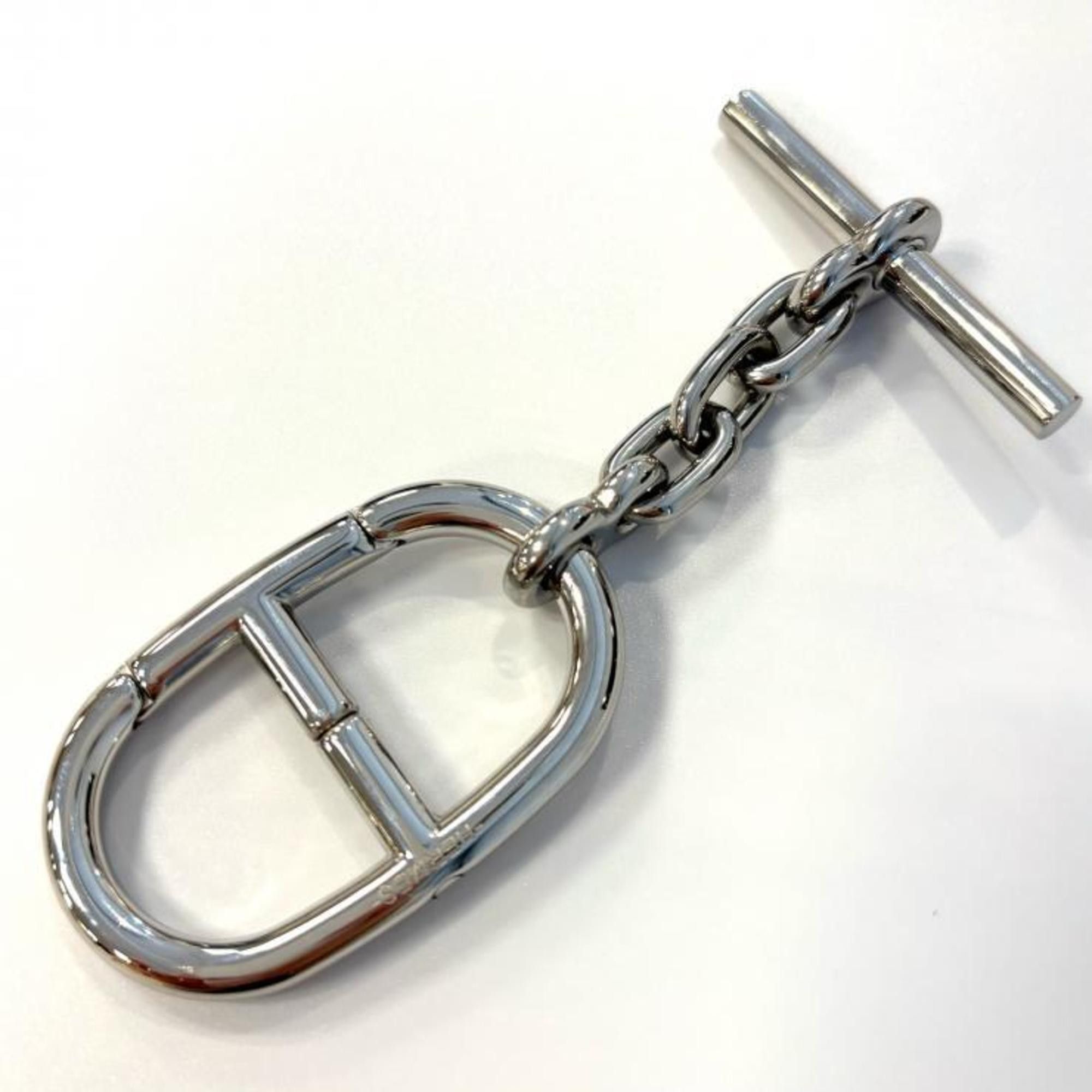 Hermes Hermes Chaine d'Ancre Silver Rhodium Charm Key Ring Size ONE SIZE - 1 Thumbnail
