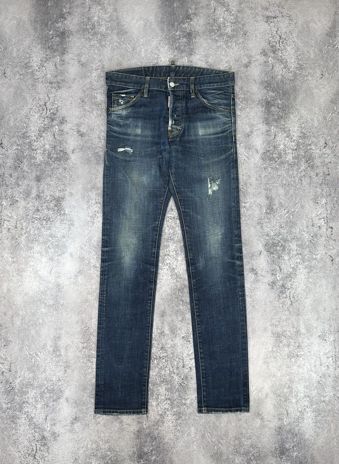 Dsquared2 Dsquared2 Avant Garde Distressed Designer Rare Opium Jeans Size US 32 / EU 48 - 1 Thumbnail