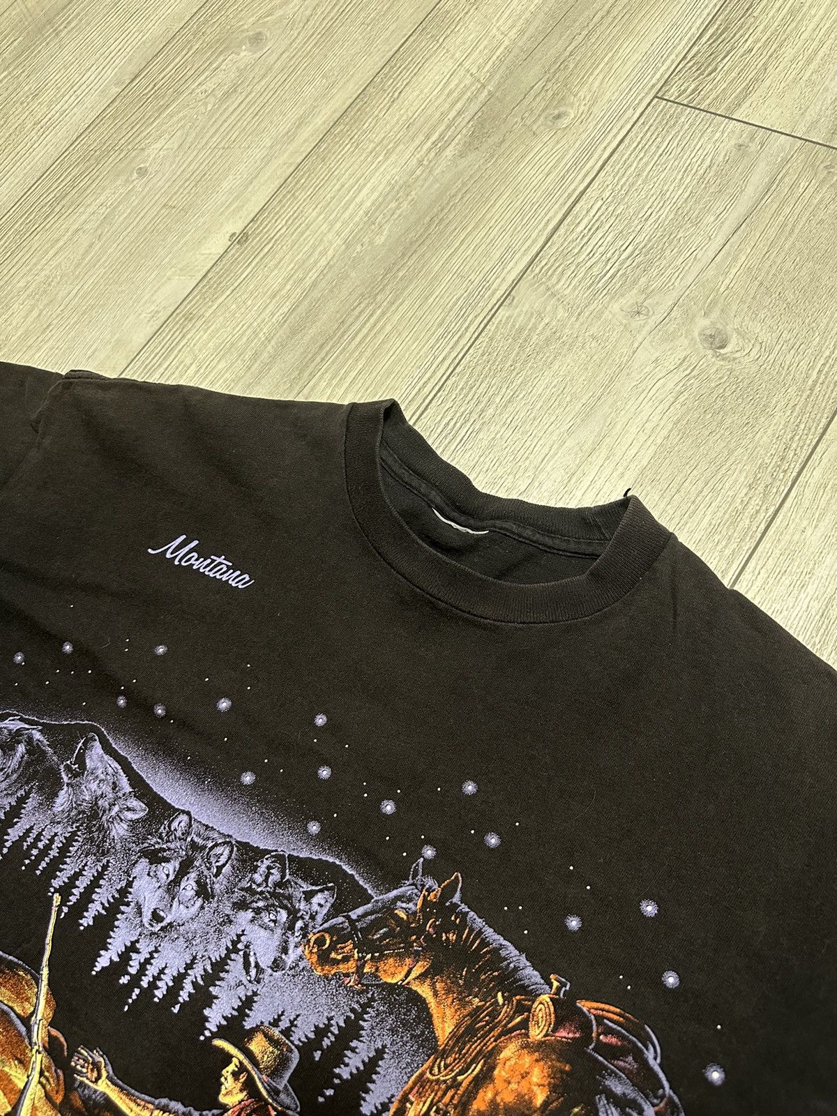 Habitat Vintage Tee Habitat Cowboy 92s Single Stitch Size US XXL / EU 58 / 5 - 7 Thumbnail