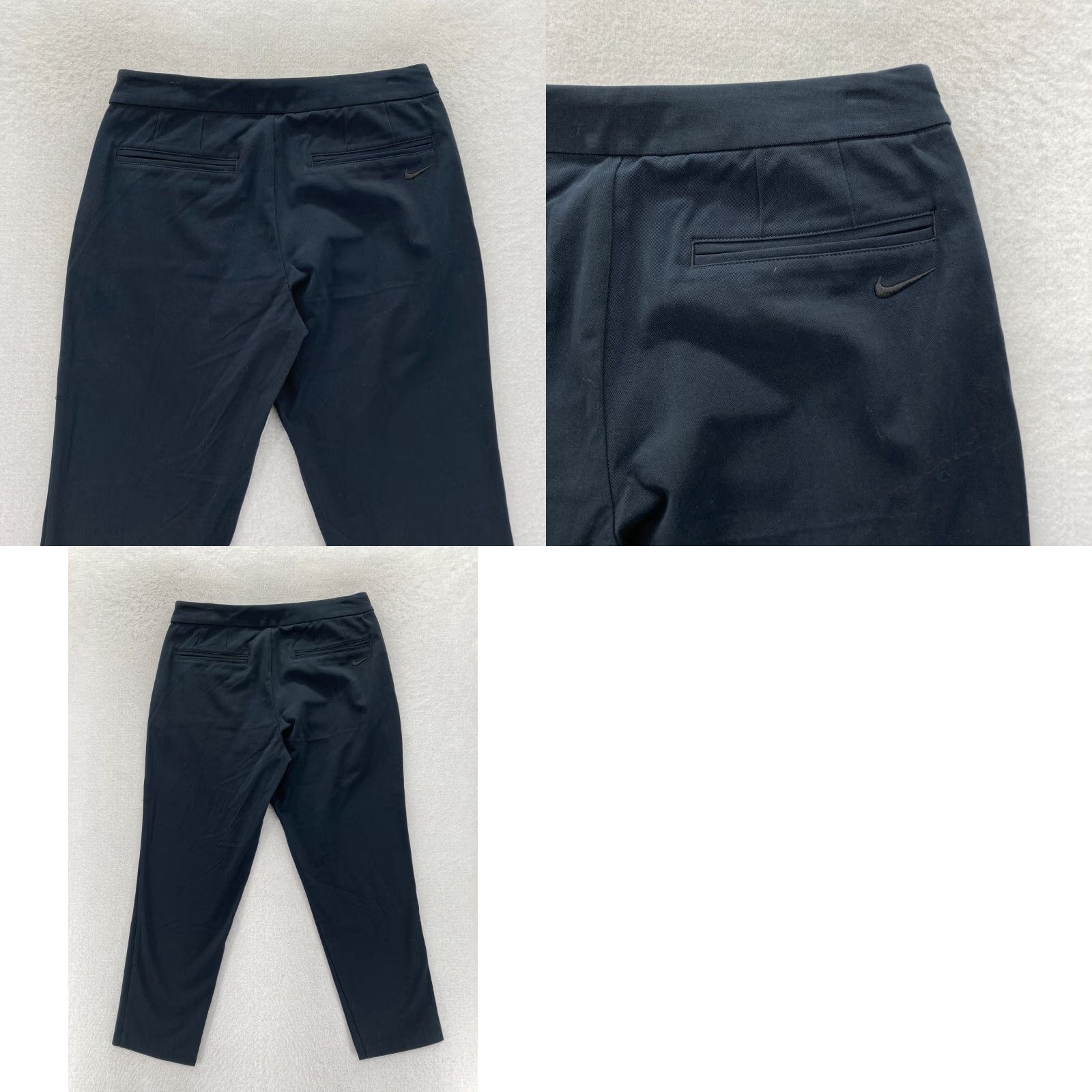 Nike Nike Golf Pants Women's 4 Slim Leg Cropped Navy Blue Dri-Fit Pleated Stretch NWT Size 27" / US 4 / IT 40 - 9 Thumbnail