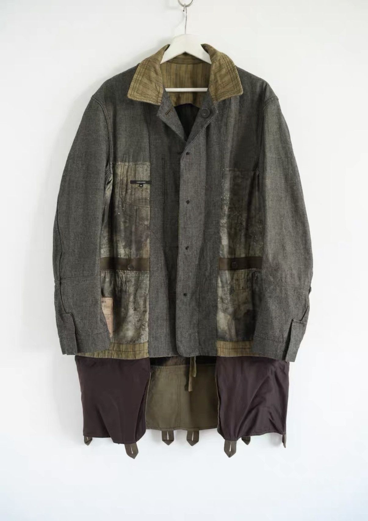Yohji Yamamoto Ziggy Chen 22aw Illusion Reversible Jacket K4 Size US S / EU 44-46 / 1 - 2 Thumbnail