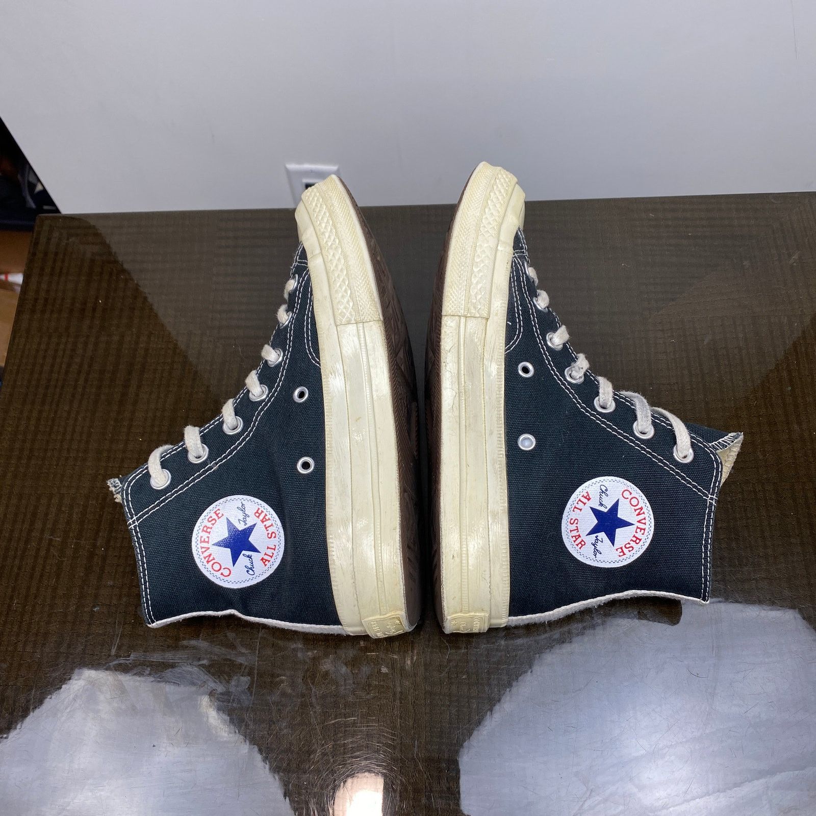 Converse Converse Comme des Garcons Play High Canvas Sneakers W's 7 Size US 7 / IT 37 - 6 Thumbnail