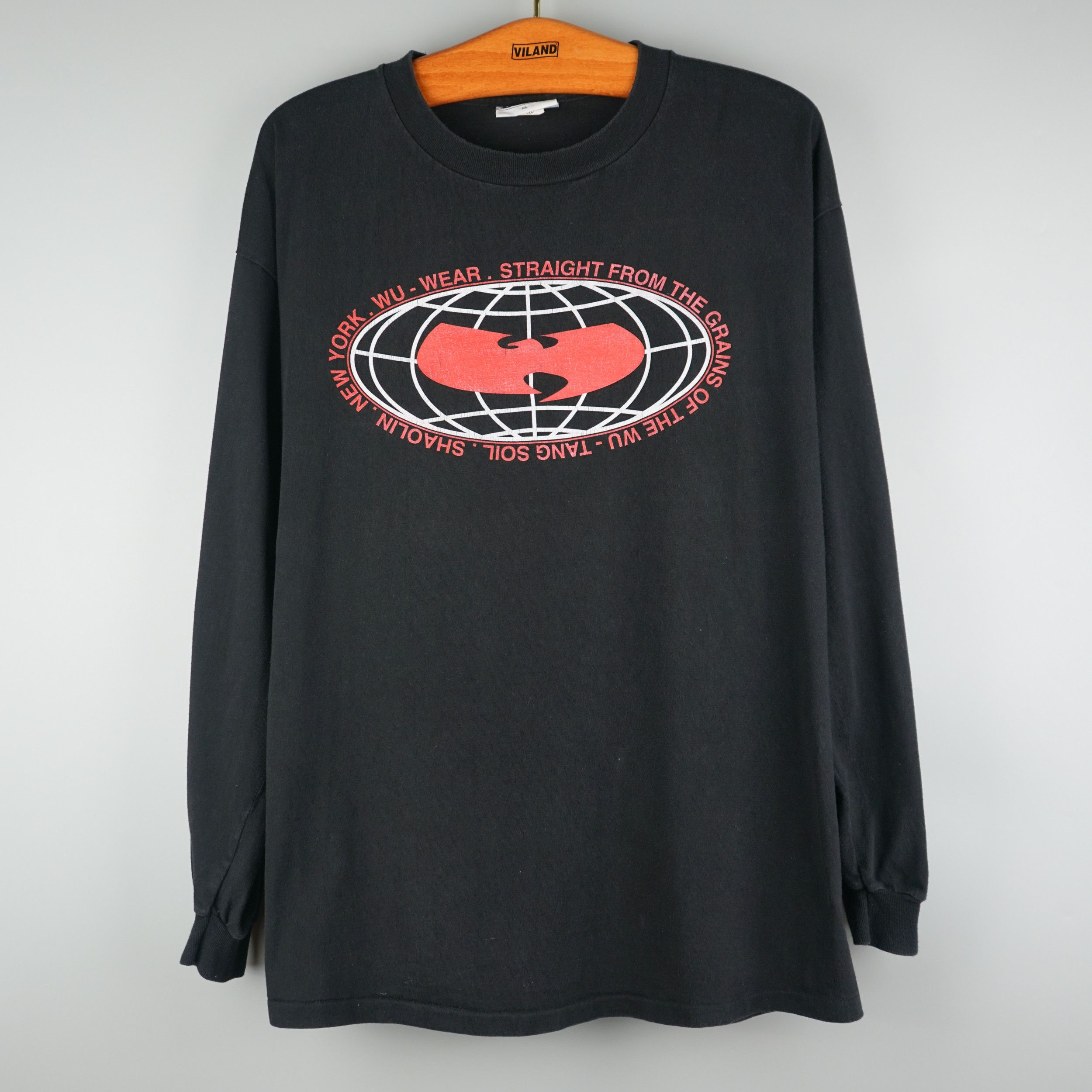 Band Tees Vintage 1990s Wu Tang Clan Long Sleeve T-Shirt Size US XXL / EU 58 / 5 - 1 Thumbnail