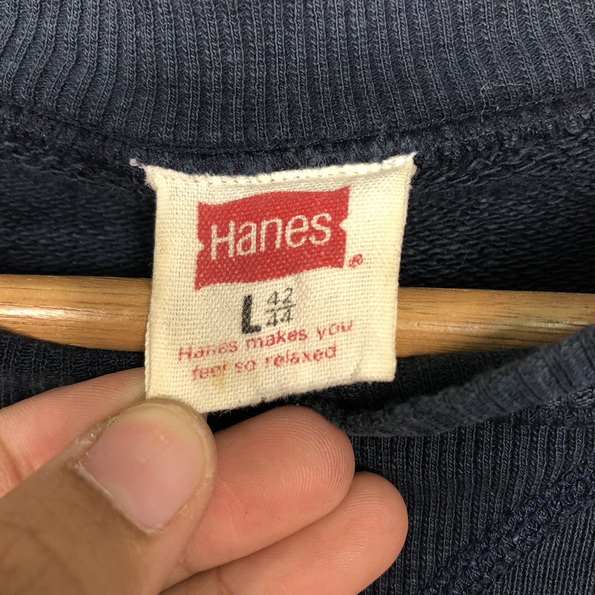 Other 📌Vintage Sweatshirt Hanes Big Logo Spell Out Size US L / EU 52-54 / 3 - 14 Thumbnail