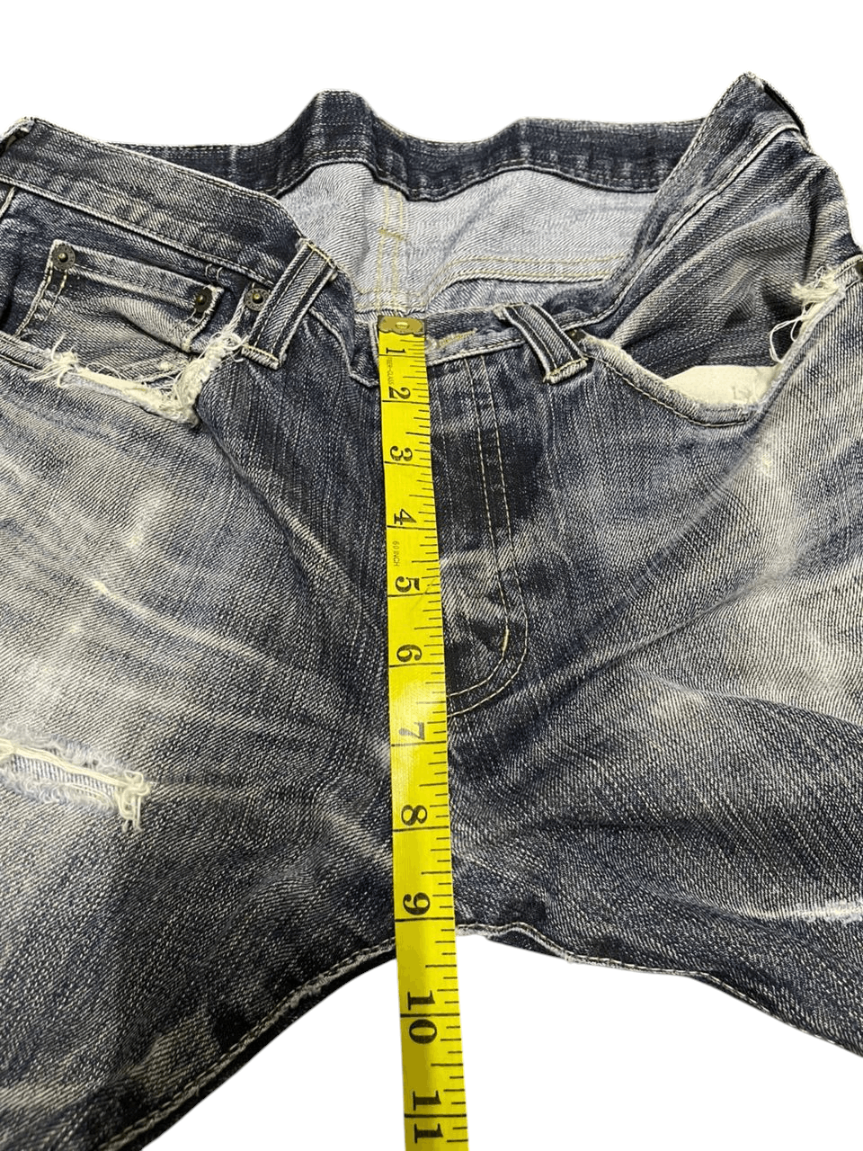 Japanese Brand Takeo Kikuchi Distressed Denim Size US 31 - 7 Thumbnail