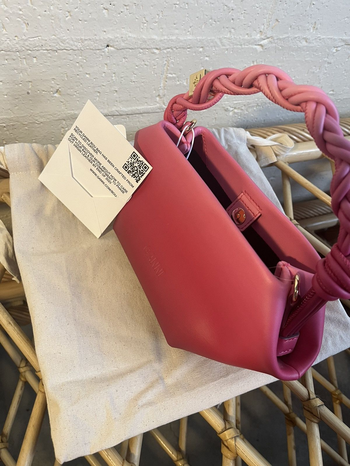 Ganni Fabulous hot pink Bou Bag from Ganni Size ONE SIZE - 5 Thumbnail