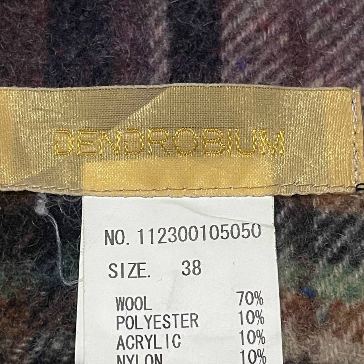 Japanese Brand Vintage Dendrobium Wool Cape with No Fur Size US M / EU 48-50 / 2 - 8 Thumbnail
