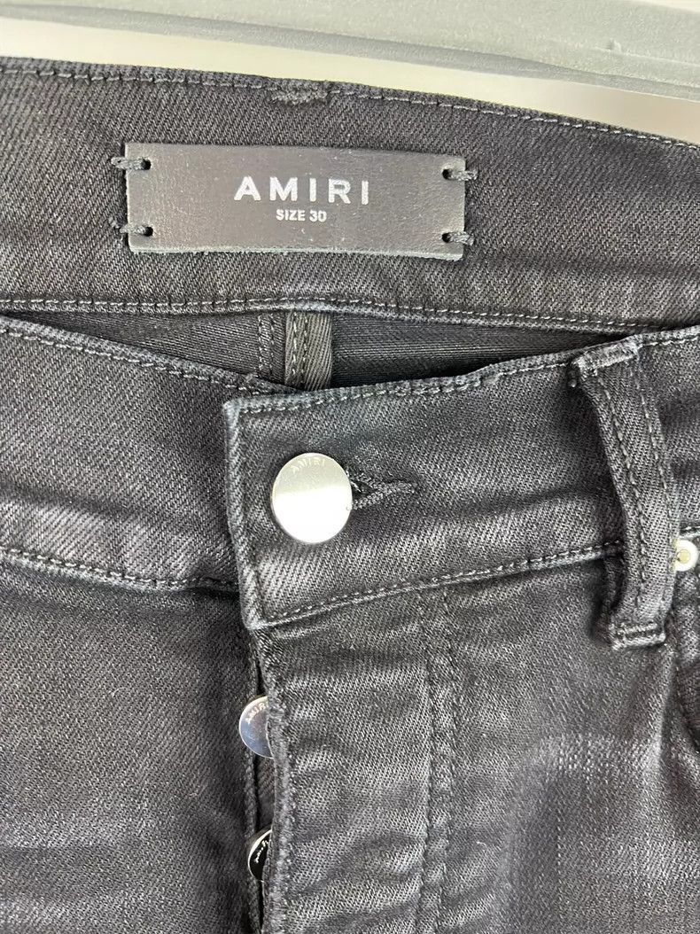 Amiri Blue Paisley Amiri Denim Jeans-2505 Size US 30 / EU 46 - 9 Thumbnail