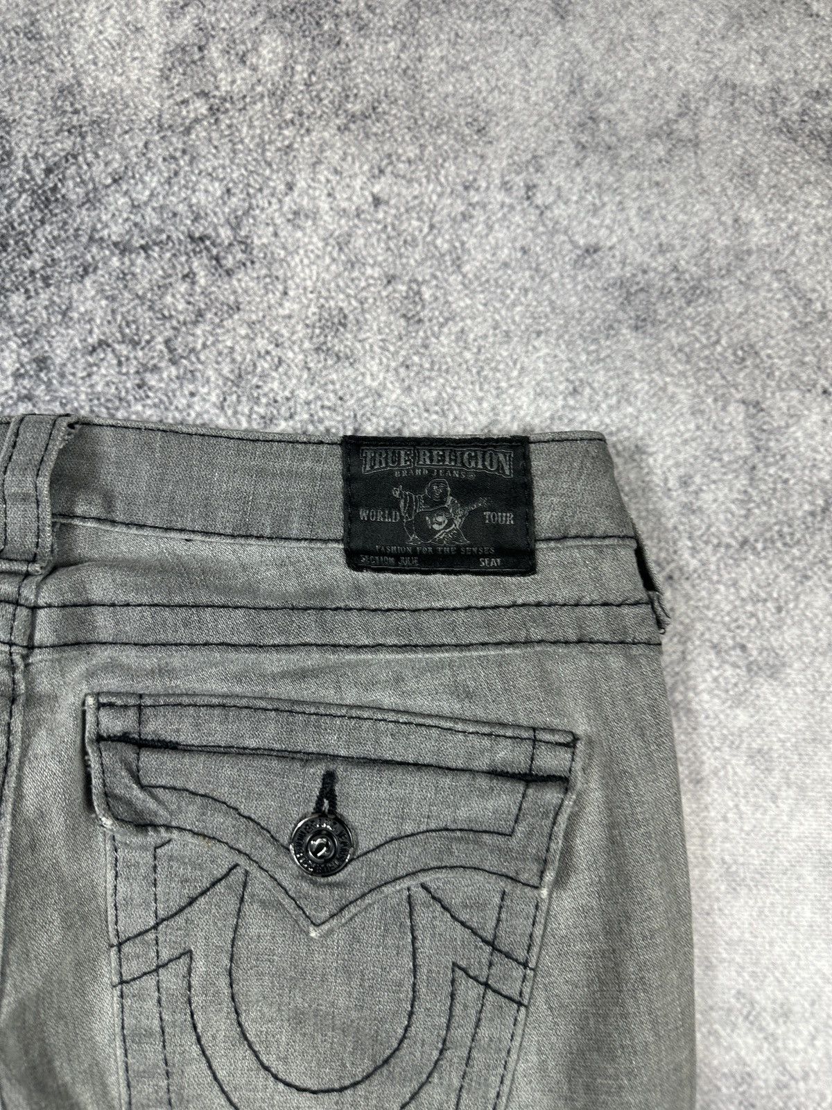 True Religion Y2K vintage true religion Julie jeans denim Streetwear Alt Size 29" - 3 Thumbnail