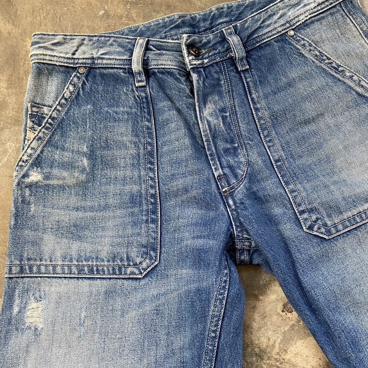 Diesel Diesel Fatigue Ripped Jeans Size US 30 / EU 46 - 4 Thumbnail