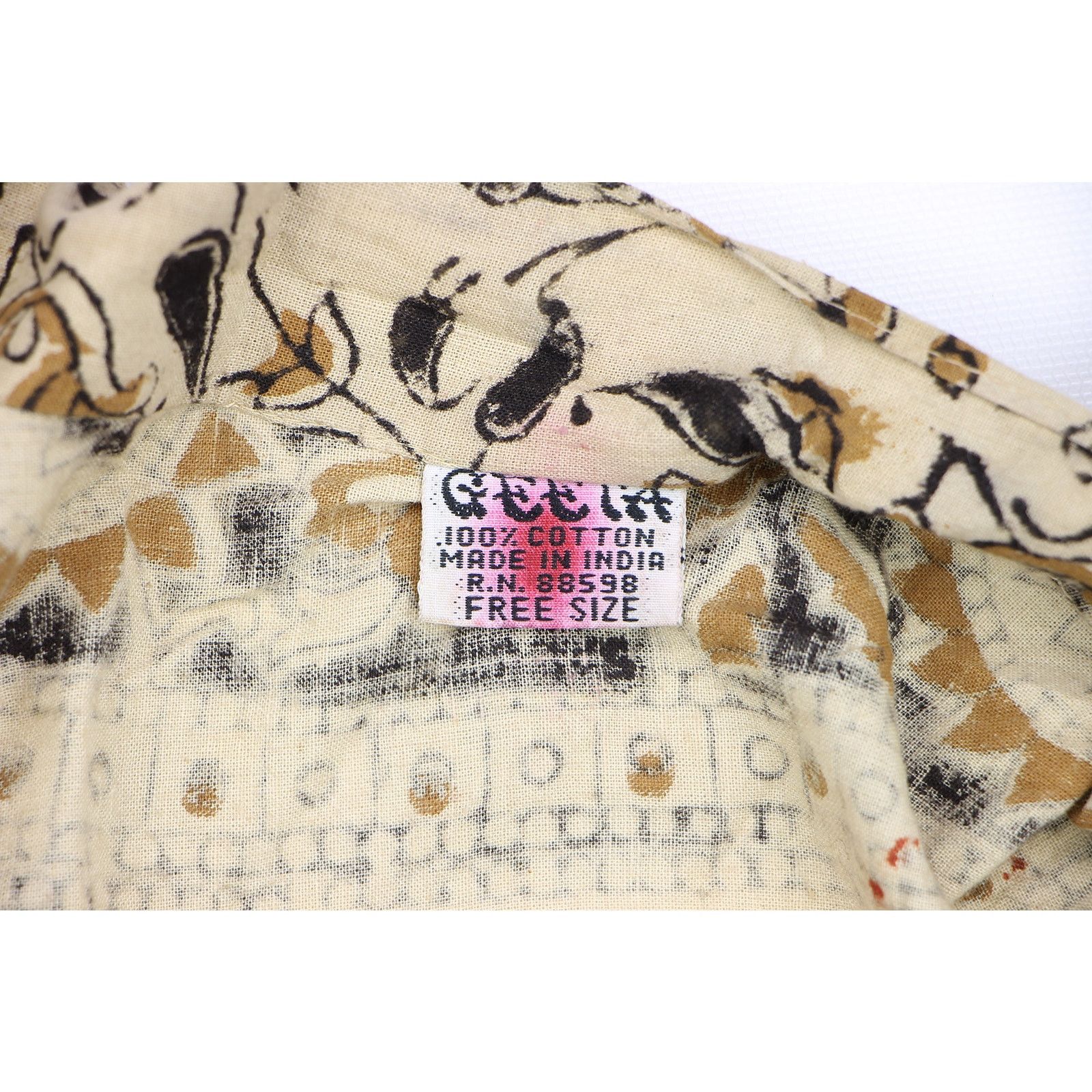 Other Vintage India Skirt Size 27" / US 4 / IT 40 - 8 Thumbnail