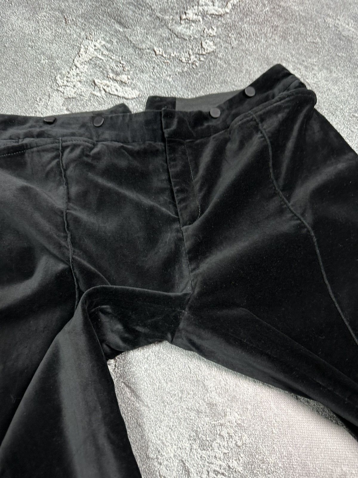 Joseph Joseph velvet pants Women’s Black Velour Luxury Size 28" / US 6 / IT 42 - 8 Thumbnail