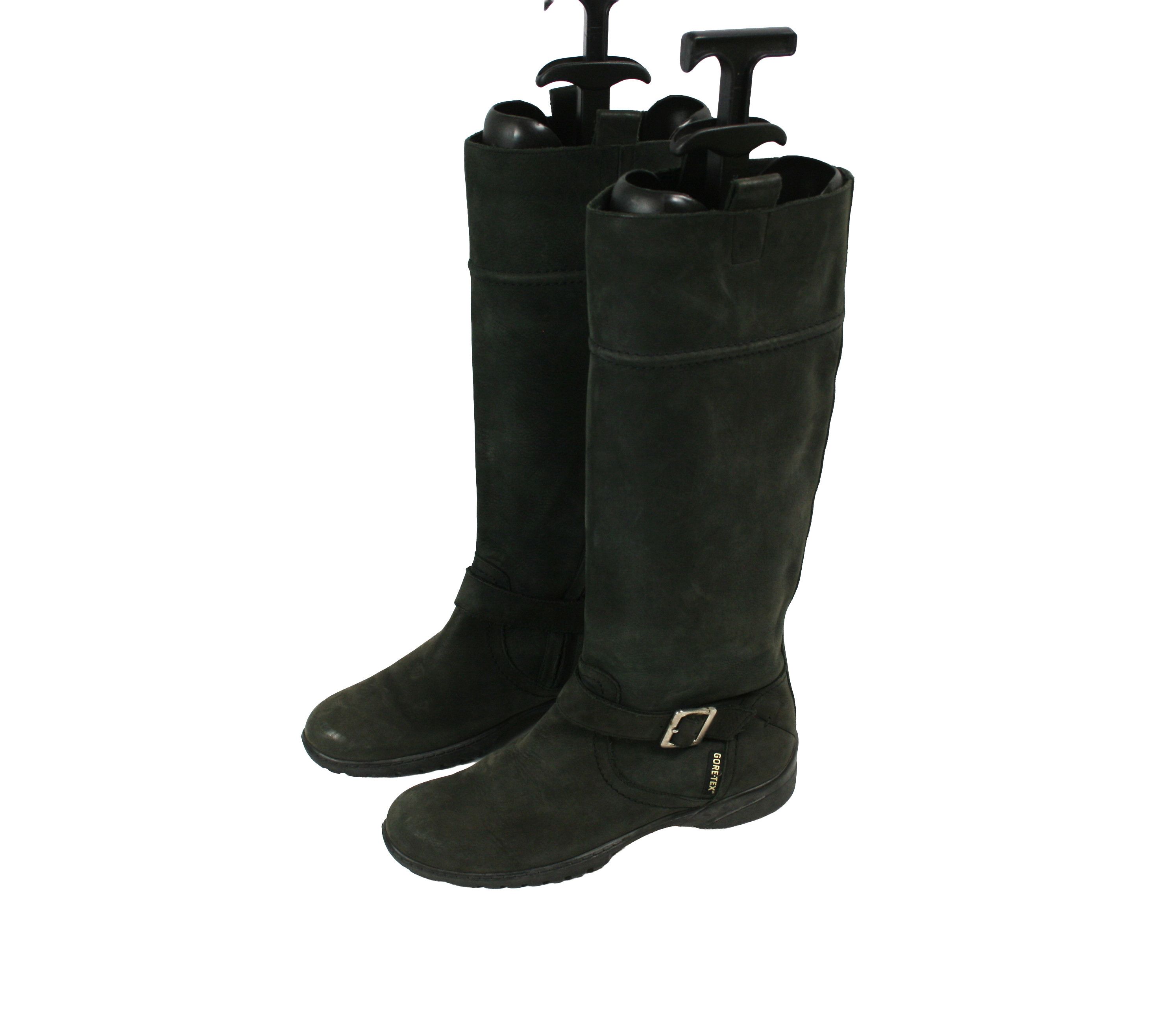 Costume National Motorcycle Engineer Gore-tex Knee High Leather Boots Size US 8 / IT 38 - 3 Thumbnail