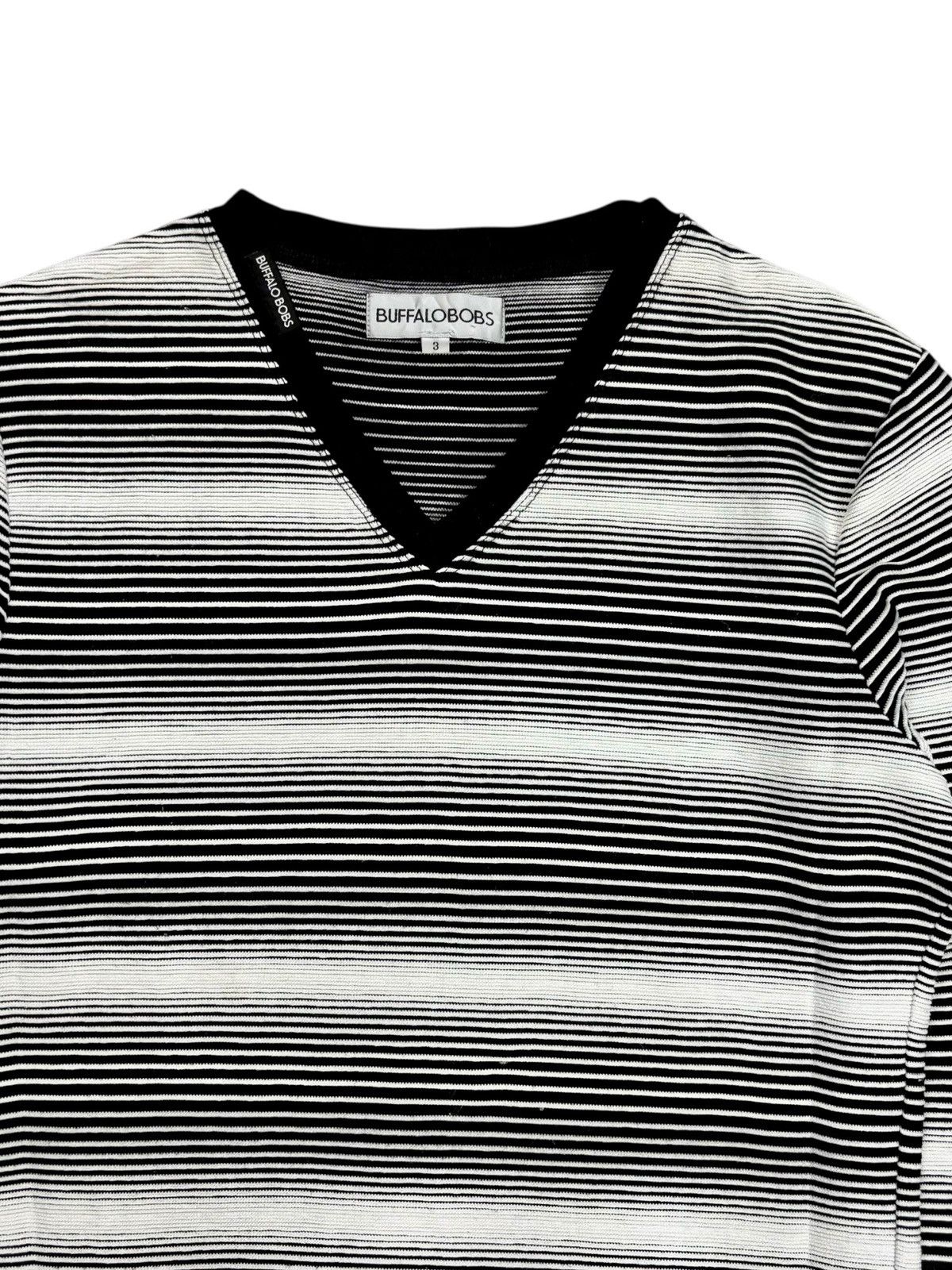BUFFALO BOBS 2000s Buffalo Bobs - Vkei Style V Neck Fluffy Fabric LS Size US M / EU 48-50 / 2 - 5 Thumbnail