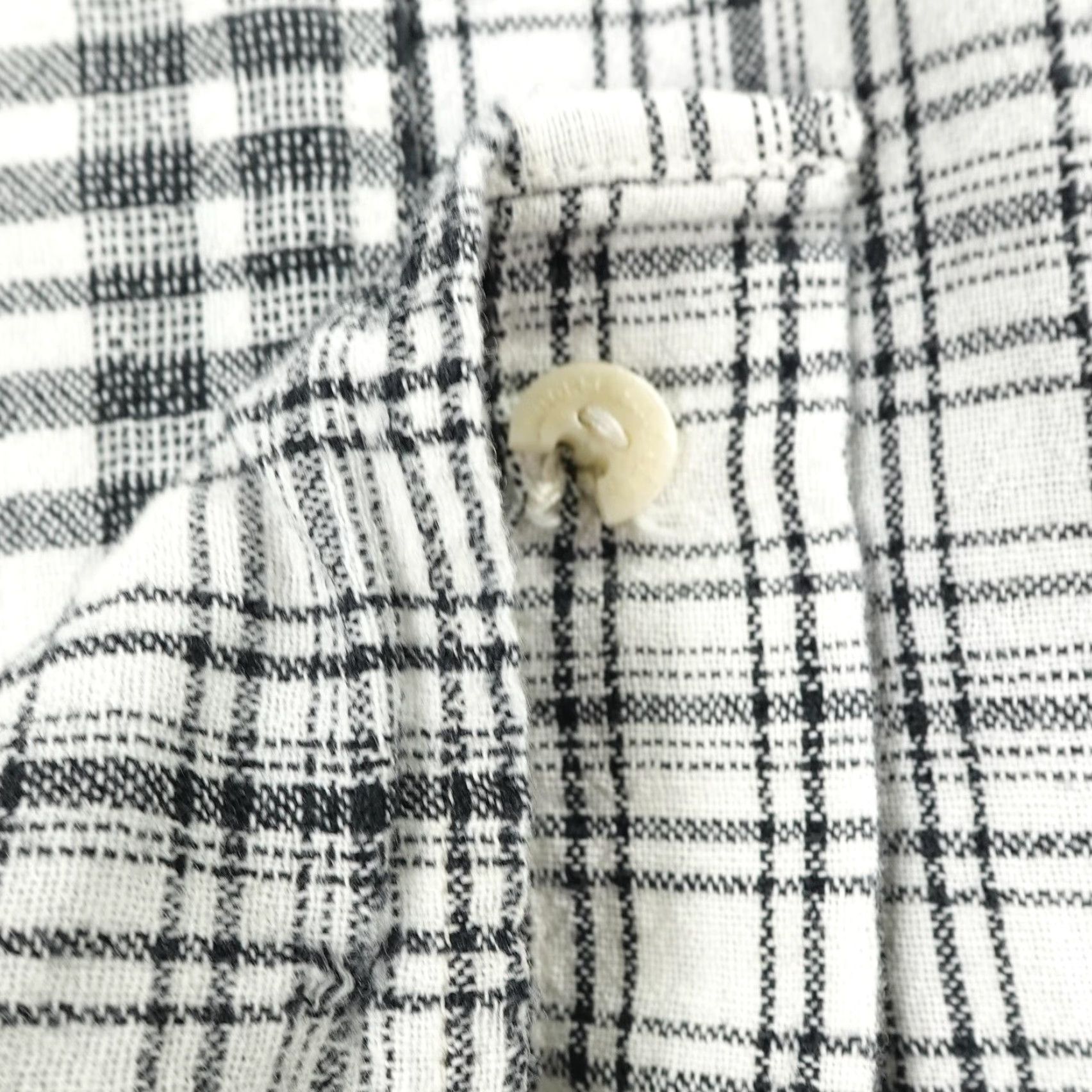 Norse Projects Norse Projects Shirt Mens Large Blue Gray Plaid Cotton Linen Blend Casual Summer Short Sleeve Button-Up Size US L / EU 52-54 / 3 - 7 Thumbnail